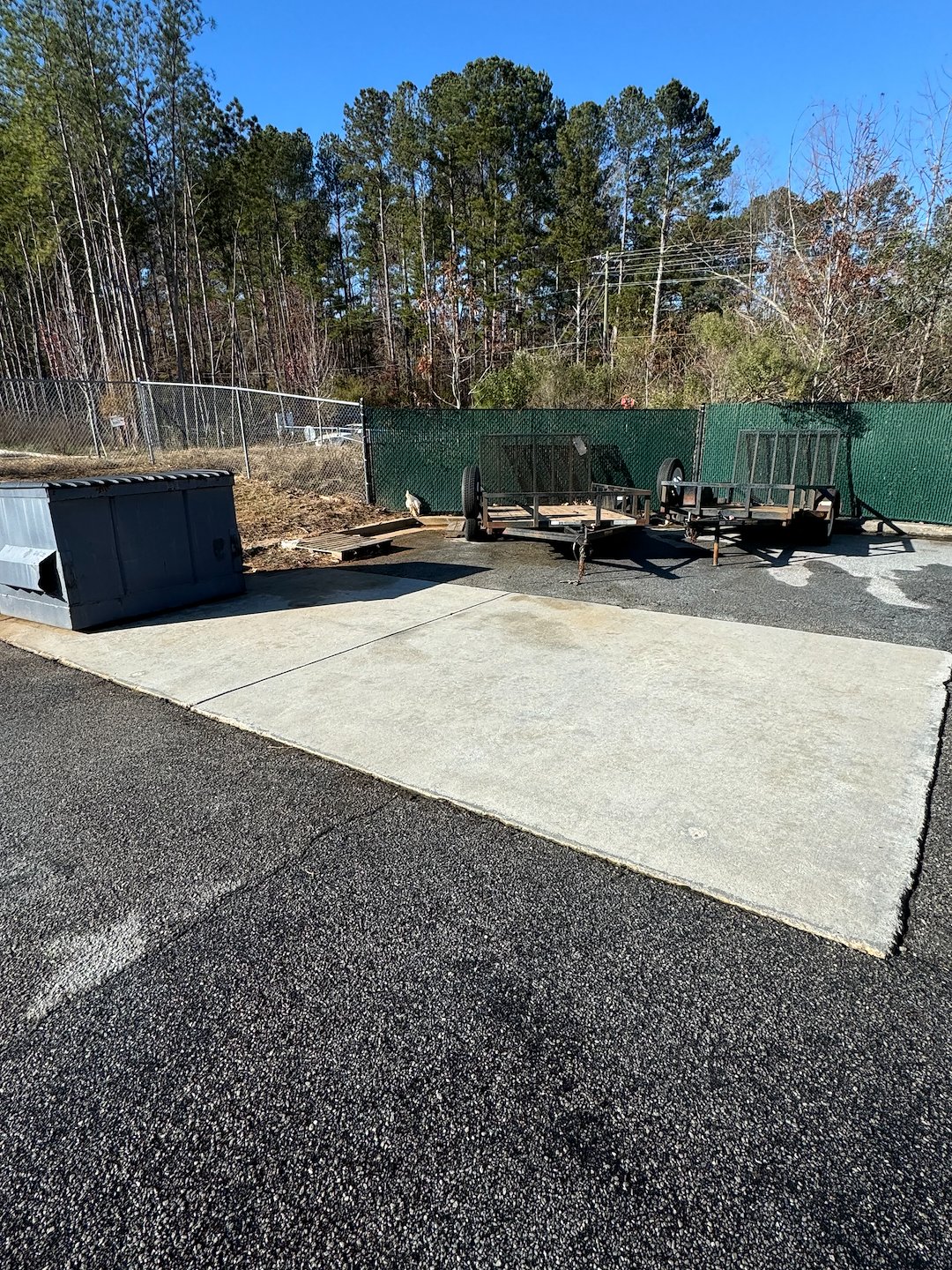 Dumpster pad cleaning in Athens, Ga Thumbnail