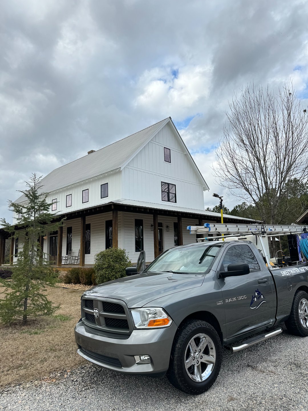 House washing in Monroe, Ga for a Veteran Image